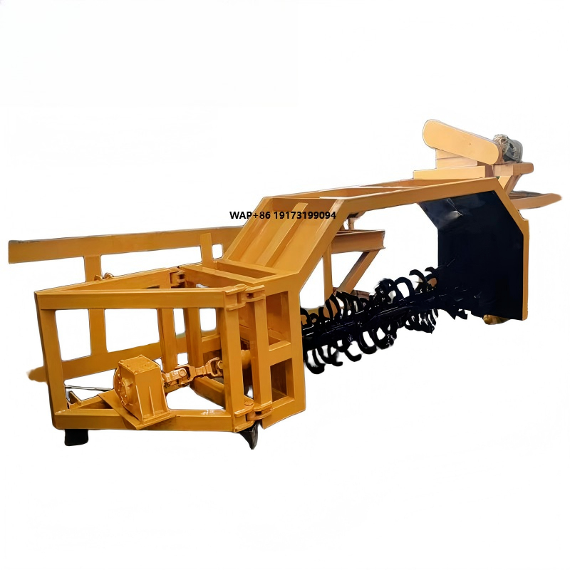 Compost Turner Machine - Ręczny obracacz do kompostu ciągnięty traktorem,