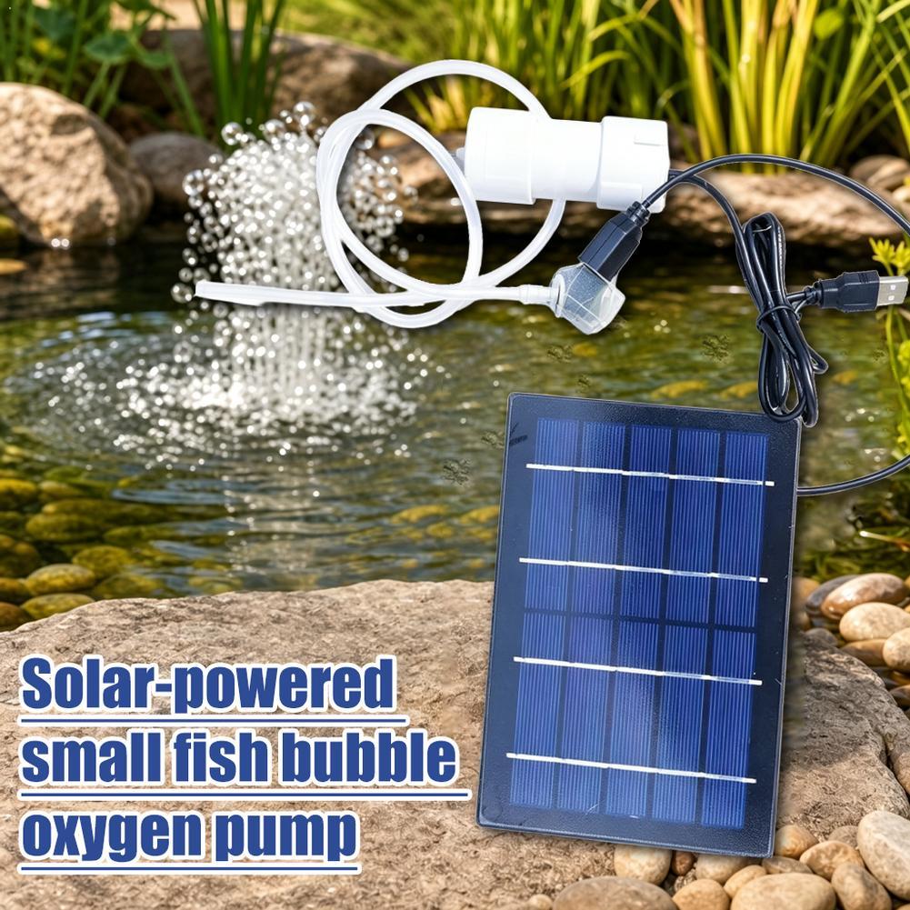 Fish Pond Aerator - Solarna pompa powietrza do akwarium, napowietrzacz,