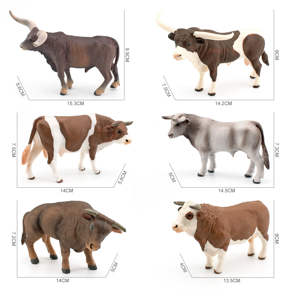 Farming Agriculture Stocks - Szwajcarski brązowy byk, model zwierzęcia gospodarczego,