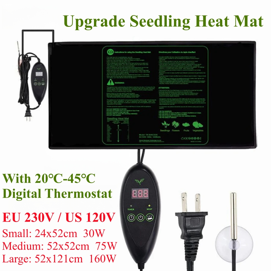 Seedling Heat Mat - 3-rozmiarowa ulepszona mata grzewcza do sadzonek