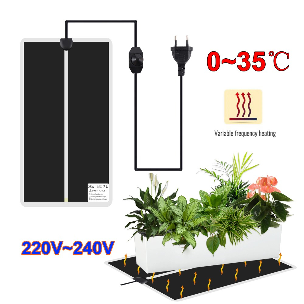 Seedling Heat Mat - Mata grzewcza do sadzonek 5~28W, antyzimna,