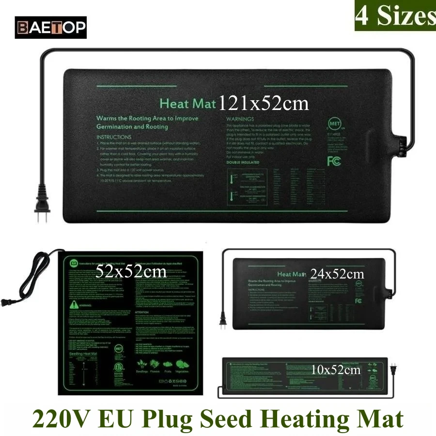 4 rozmiary 220V wtyczka EU sad – Seedling Heat Mat recenzja i cena