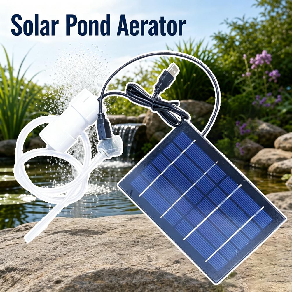 Solarna pompa powietrza do akw – Fish Pond Aerator recenzja i cena