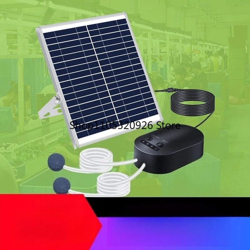 Pompa powietrza solarna 15W z  – Fish Pond Aerator recenzja i cena