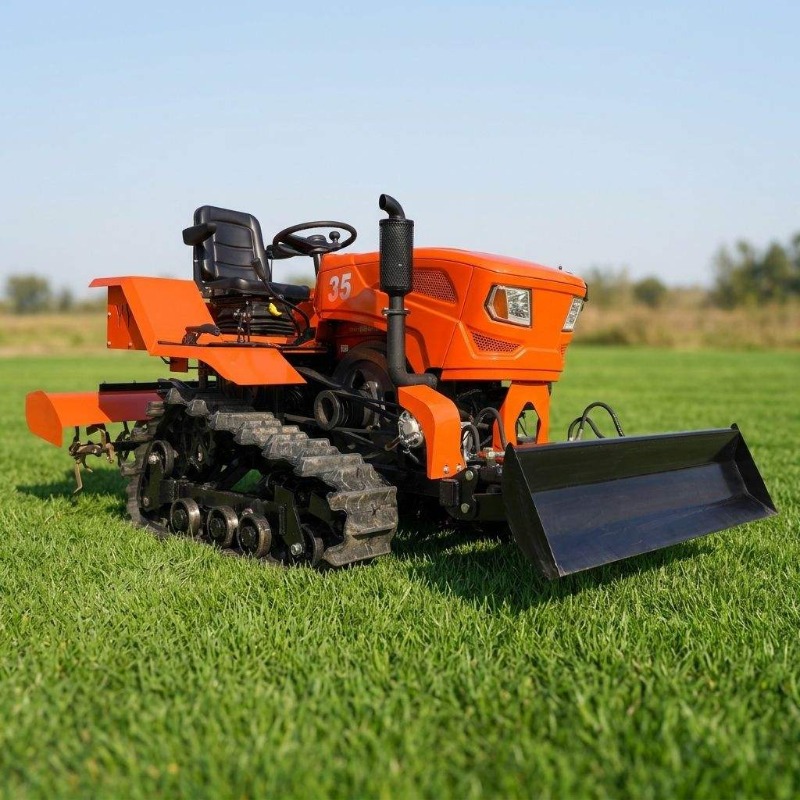 Glebogryzarka gąsienicowa 4WD  – Agriculture Farming Work recenzja i cena