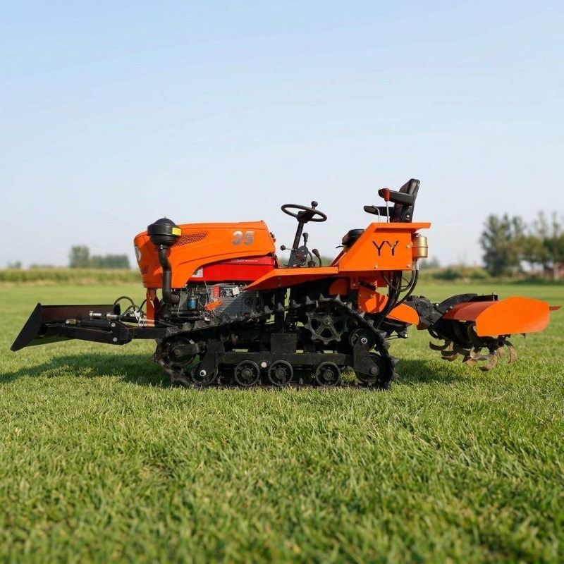 Glebogryzarka gąsienicowa 4WD  – Agriculture Farming Work recenzja i cena