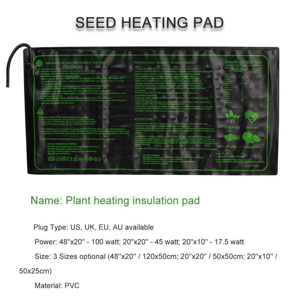 Sadzonka poduszka elektryczna  – Seedling Heat Mat recenzja i cena