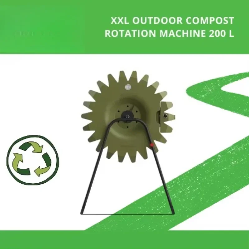 Kompostownica rotacyjna 200 L  – Compost Turner Machine recenzja i cena