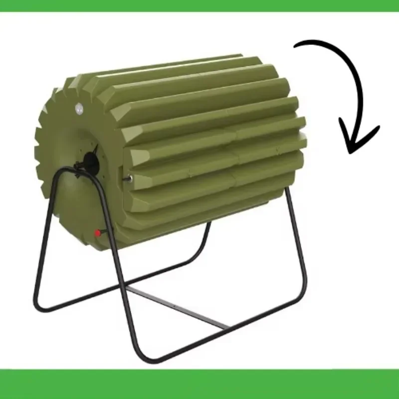 Kompostownica rotacyjna 200 L  – Compost Turner Machine recenzja i cena